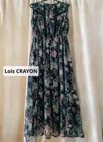 로이스크레용 수국 프린트 원피스