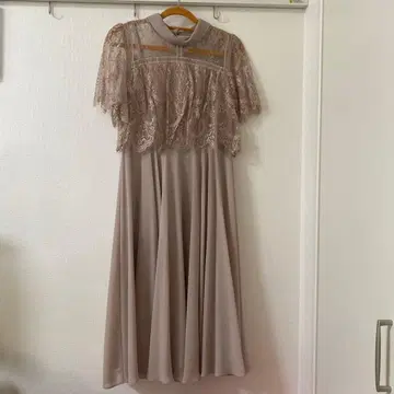 레이스 드레스 사이즈 38 베이지