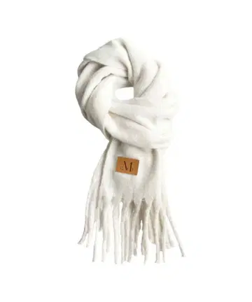 MUCENT Signature Check Muffler ( White )