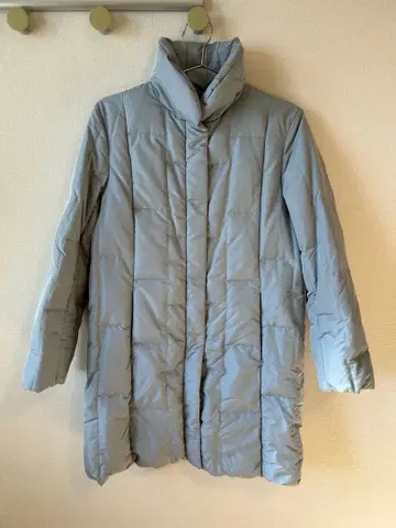 SANYO COAT 라이트 그레이 롱 다운 자켓