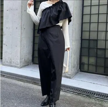 카프리슈 레마쥬 페플럼 SET 스커트 S 포멀 블랙 블랙