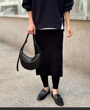 엠마 테일러 레이어드 니트 스커트 팬츠