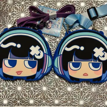 ano x 배드마츠마루 플래티넘 잡화 숄더 포함 실리콘 파우치 2종 세트