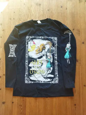 M 사이즈 Alice In Chains 롱 슬리브 티셔츠