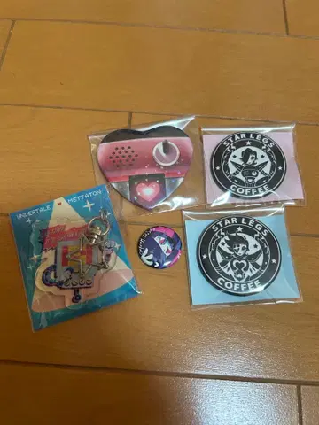 언더테일 메타톤 캔 배지 아크릴 키링 마그넷 세트