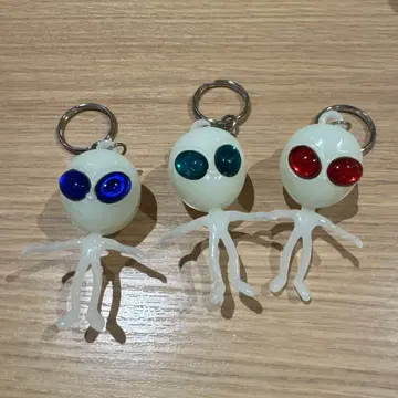 에이리언형 키링 3개 세트