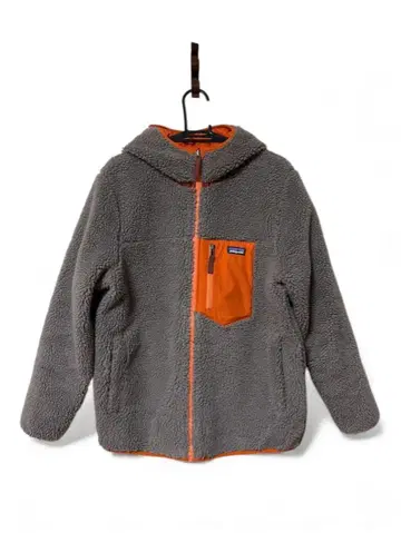 Patagonia 플리스 자켓 그레이 오렌지