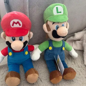마리오 루이지 봉제 인형 세트 약 20cm