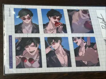 그랑블루 페스티벌 2025 증명사진풍 스티커 베리알