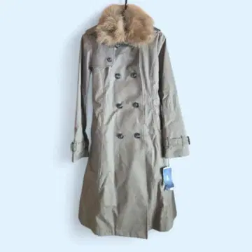 새상품 sabena 이너 포함 트렌치코트 퍼 포함