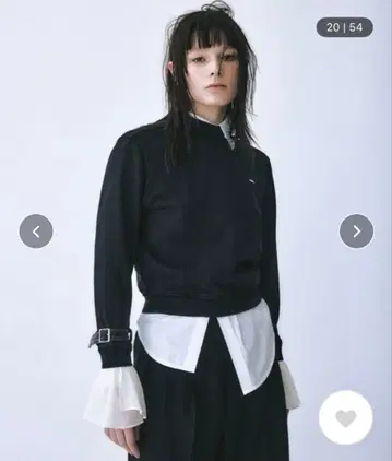 tanakadaisuke cufft belted pullover BLK