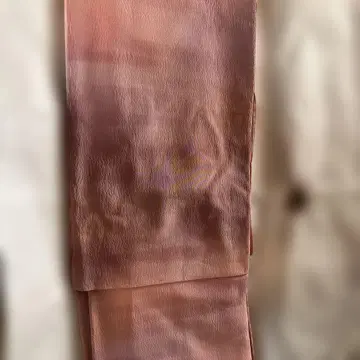 실크 그라데이션 핑크 이로무지 기모노