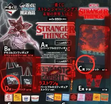 기묘한 이야기 제일복권 C상 담요 D상 토트백