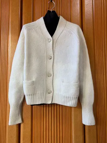 IENA 화이트 니트 가디건