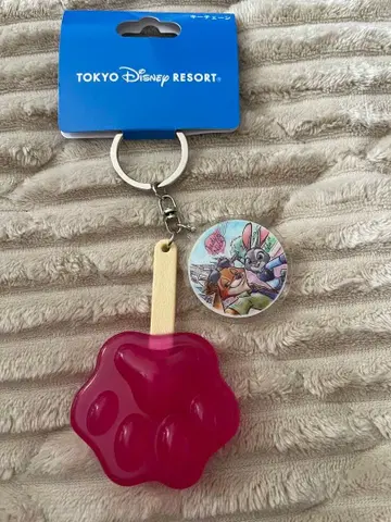 디즈니 리조트 주토피아 캔디 키체인 새상품