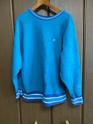 챔피온 리버스 위브 파랑 택