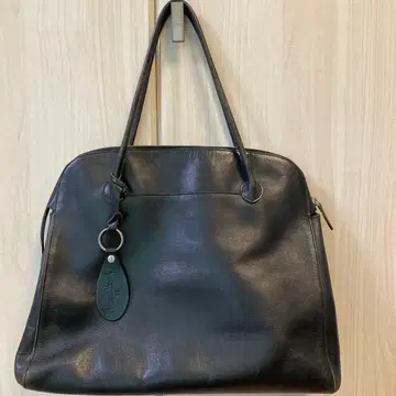 Margaret Howell 블랙 가죽 토트백