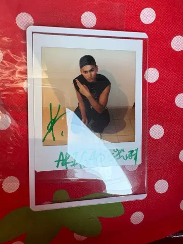 THE RAMPAGE 류 직필 사인 폴라로이드