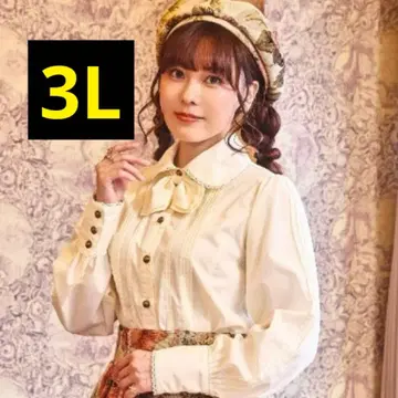 노엘 드 메모와르 3L 클라로리 쿠루미 시마무라 블라우스 아이보리