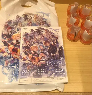 그랑블루 판타지 페스티벌 2025 입장 혜택 리플렛 리얼 가챠 혜택 포함