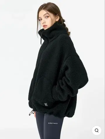 xexymix 쉘파 하이넥 점퍼 블랙