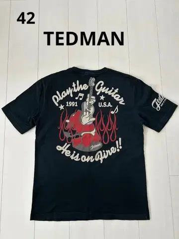 TEDMAN 티셔츠 블랙 42사이즈 구제 의류