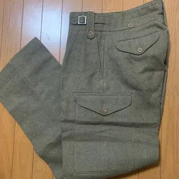 50's 빈티지 영국군 울 트라우저 배틀 드레스 데드스탁