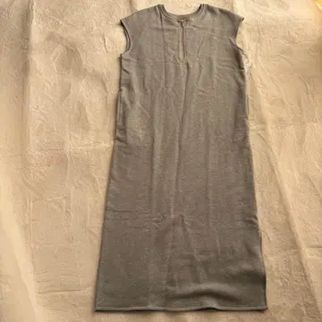 [ 새상품 ] DouDou 전후 2WAY 지퍼 원피스 그레이 DouDou