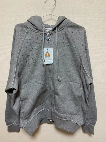 coyseio 그레이 풀 지퍼 후디