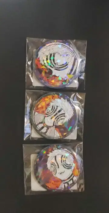 귀멸의 칼날 무한성 아카자 코하쿠 캔뱃지 올스타