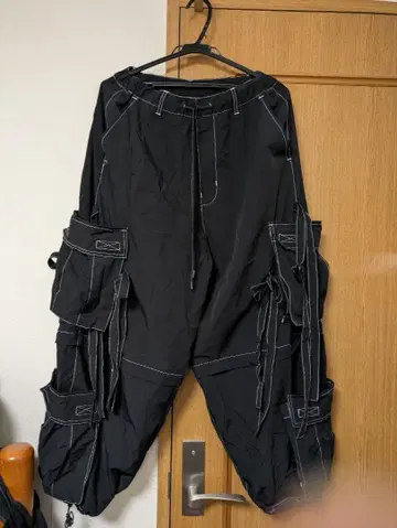 갈피 컬러풀 테크노 팬츠