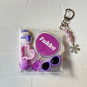 참 부품 충전 파우치 SnowMan 후카사와 타츠야 덕질 멘카라