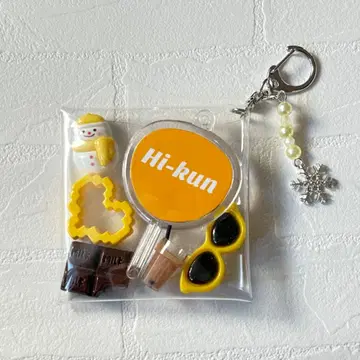 참 포함 부품 가득 파우치 SnowMan 이와모토 히카루 덕질 멘카라