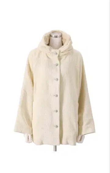 완판 앤드러브 반짝이 버튼의 트위드 코트