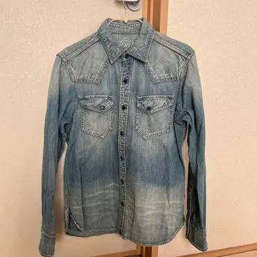 새상품급 TMT 라이트 블루 데님 셔츠 남성용 M