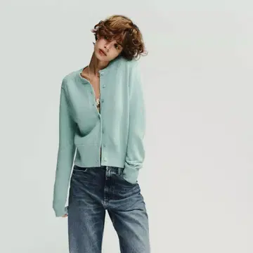 ZARA 플레인 니트 가디건