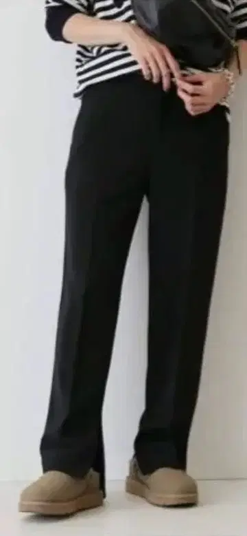 프레임워크 콜 세미 와이드 팬츠