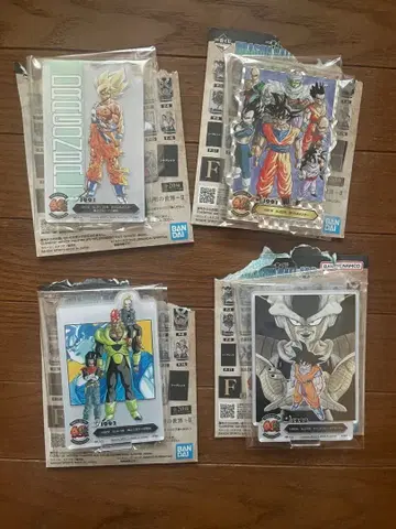 드래곤볼 제일복권 40th F상 ACLLECT 홀로 4종