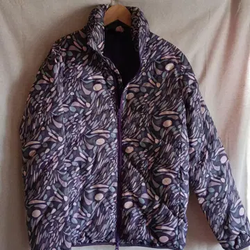 뉴발란스 다운 자켓 M 보라색 계열 여성용