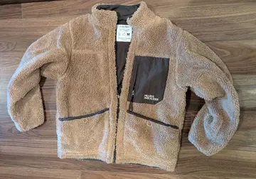 플리스 자켓 베이지 (BAYCREW S) (리버서블)