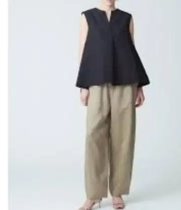 에부르 ebure 라미 새틴 팬츠