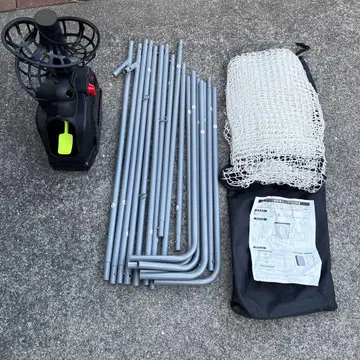 테니스 트레이닝 네트 세트 볼 발사 기능 포함