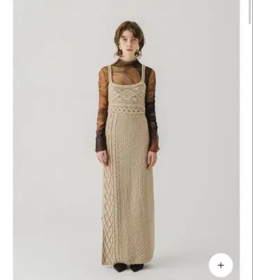 [ 완판템 ] Eaphi 빈티지 케이블 원피스