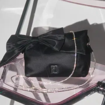 새틴 파우치 백