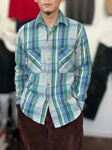 BIG MAC 80s 플란넬 셔츠 USA제 빅맥