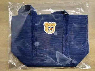 러브러리 바이 페이 올드 테디 와펜 토트백 네이비