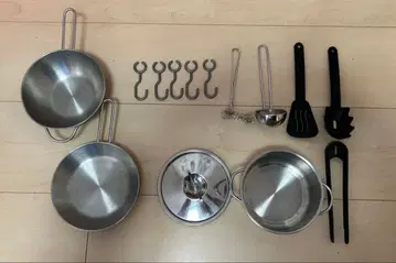 스테인리스 소재 요리 장난감 세트