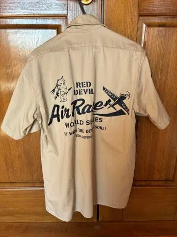 1991년 Red Devil Air Race 반팔 워크 셔츠