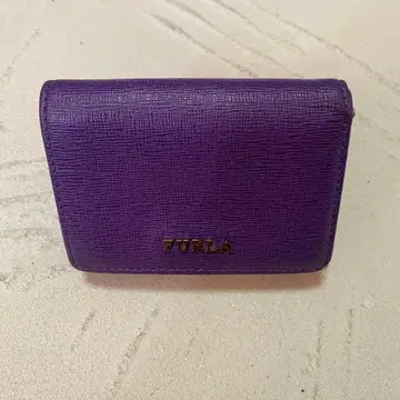FURLA 훌라 3단 폴더형 지갑 컴팩트 지갑 퍼플 보라색