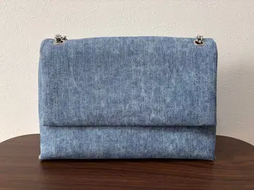 데님풍 숄더 체인 백